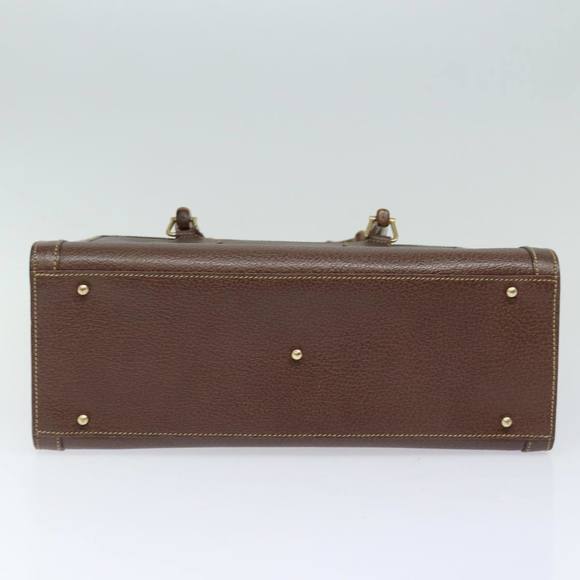 GUCCI Bamboo Hand Bag Leather Brown 002 2853 0260 0 Auth ep4626 - Picture 5 of 16